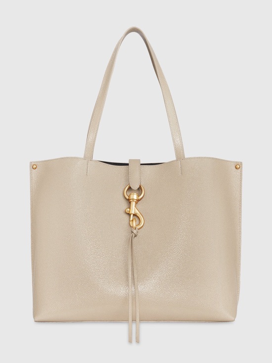 Rebecca Minkoff Handbags - Rebecca Minkoff Megan Tote Bag Beige Pebbled Leather HS24TDXT44